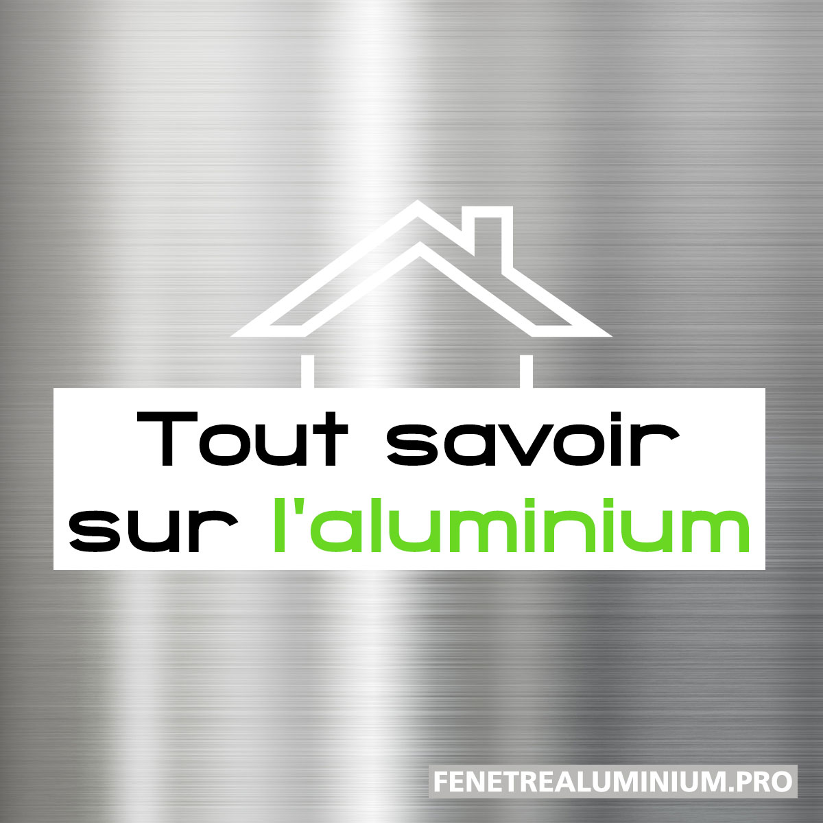 maison aluminium icon